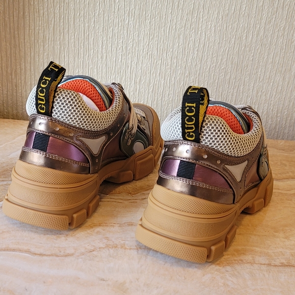 Gucci Flashtreck Metallic Sneakers MSRP $1,140 - Picture 10 of 15